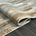thumbnail image 3 of Abani Porto Contemporary Abstract Area Rug Brown 4' x 6' 4' x 6', 3 of 5