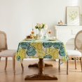 thumbnail image 3 of Hawaiian Luau Tablecloths, Heat-Resistant Dining Table Cover, Anti-Slip Party Table Cloth,Kitchen Decor,60x84 Inch，Monstera Deliciosa, 3 of 7