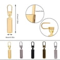 thumbnail image 4 of Tirador deslizante de cremallera desmontable, Kit de reparación de cremallera instantánea, deslizador de repuesto para costura DIY, equipaje de ropa, 4/8 piezas, 4 of 5