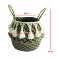 thumbnail image 1 of 2+2 Black Grid Double Knot Long Tassel Middle Diameter 22*height 20, 1 of 11