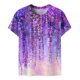 thumbnail image 5 of Gibobby Camisas De Vestir Loose Tunic Round impreso Floral Tee Short Neck Side T Womens Blose Summer Split Casual Sleeve Tops Shirt Women's T Shirts（Morado， L), 5 of 5