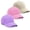 Apricot, Pink, Purple, variant on 3 Pack Toddler Baseball Cap for Boys & Girls 2-5 Years, Adjustable Washed Cotton Hat for Summer Sun Protection