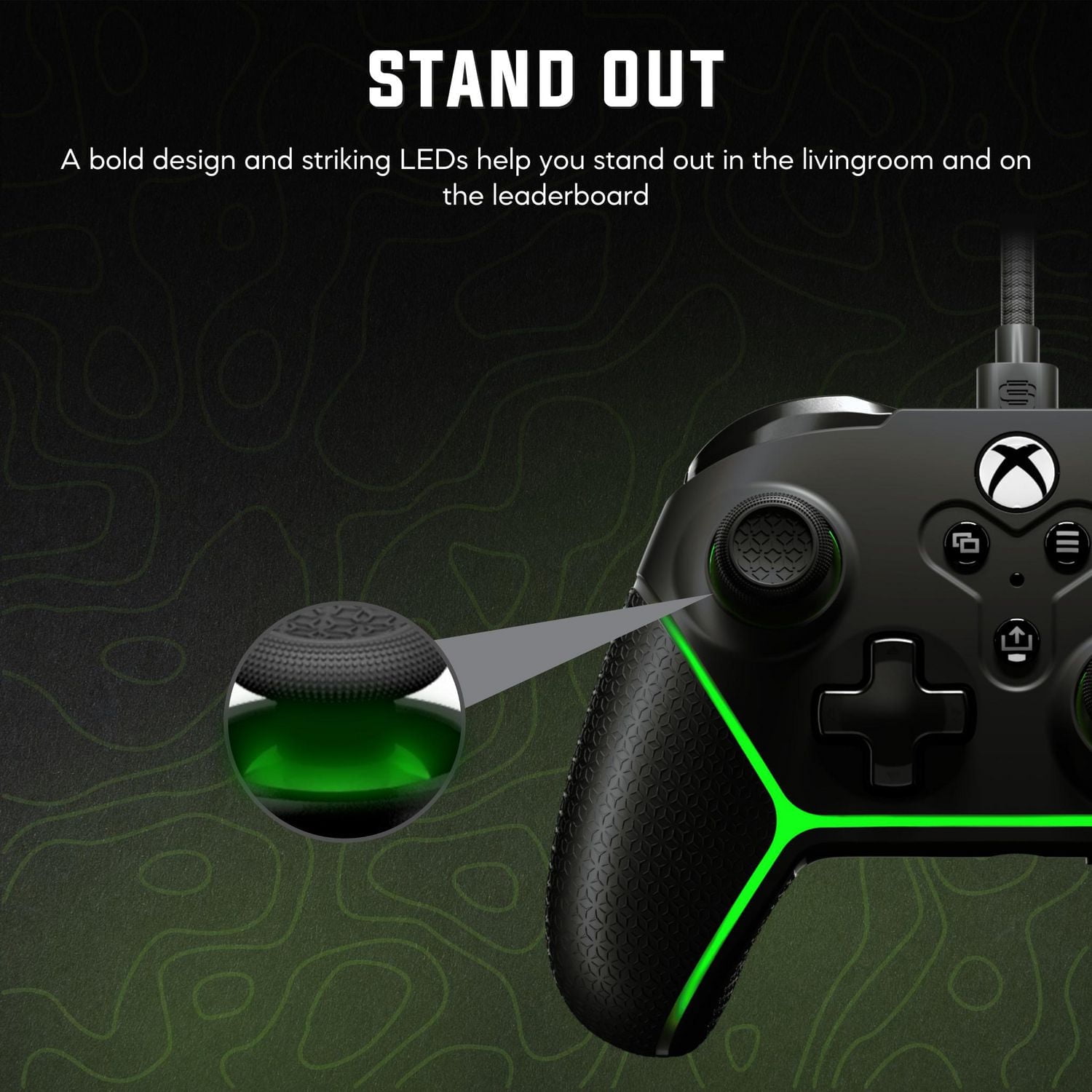 Contrôleur filaire Surge Livewire Microwatt Junior - Noir