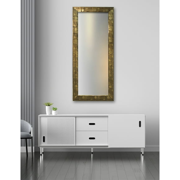 Espejo decorativo de pared cuerpo entero color dorado vintage Dii Frame Nostalgia