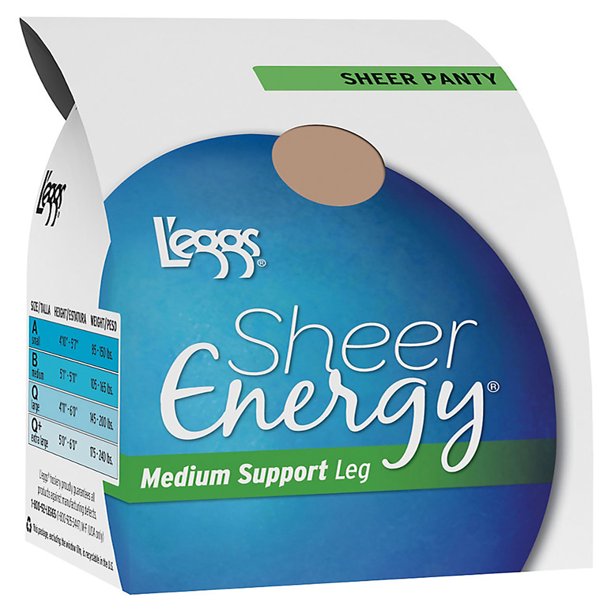 L Eggs Sheer Energy All Sheer Pantyhose Style Walmart Com