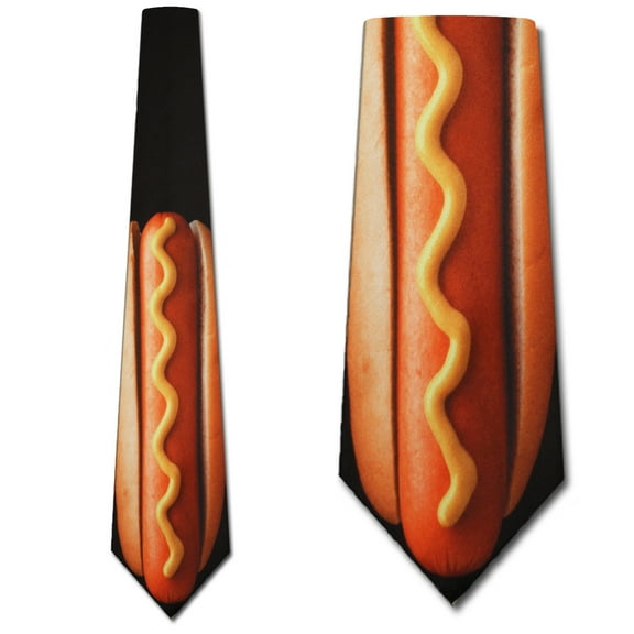 Footlong Hotdog Necktie Mens Tie