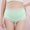 Green, variant on Women's Over The Bump Maternity Briefs Solid Color Cotton Plus Size High Waist Belly Support Soft Underwear Women All Trimesters