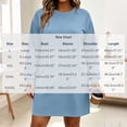 thumbnail image 3 of Ashirexll Long Sleeve Dress for Women Plus Size Loose Long Sleeve Round Neck Solid Color with Pockets Midi Dress, 3 of 7