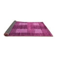 thumbnail image 2 of Ahgly Company Indoor Round Abstract Pink Modern Area Rugs, 6' Round, 2 of 4