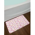 thumbnail image 2 of Romantic Bath Mat, Love Theme Unicorns in Hearts for Valentines Day, Plush Bathroom Decor Mat with Non Slip Backing, 29.5" X 17.5", Pale Pink Pastel Yellow Pale Mauve, by Ambesonne, 2 of 2