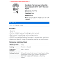 thumbnail image 2 of Rear Brake Pad Rotor and Caliper Set - Compatible with 2014 - 2019 Chevy Impala 2015 2016 2017 2018, 2 of 2