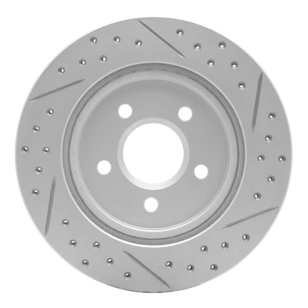 Dynamic Friction Company 830-54046L DFC Geoperformance Rotor - Drilled and Slotted