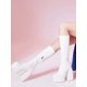 thumbnail image 4 of Women's Platform Boots Knee High Boots Chunky High Heels Stretch Leather Boots With Zipper Goth Punk Motorcycle Boots, 4 of 4