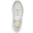 thumbnail image 3 of Sorel WHITE CHALK Women's Kinetic Breakthrough Tech Low Top Sneakers, US 10, 3 of 4