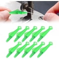 thumbnail image 1 of Automatic Sewing Needle Threader, 2025 New Quick Sewing Machine Loop Needle Threaders, Upgrade Fish Mouth Sewing Machine Needle Threader Automatic Sewing Needle Threader Tools (Green*10), 1 of 7