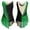 Green, variant on YONGHS Kids Girls Sleeveless Figure Ice Skating Dress Gymnastics Competition Leotard Costume Green 10