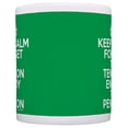 thumbnail image 3 of ThisWear Retirement Gifts Keep Calm Forget Tension Enjoy Pension Retired 11 ounce Coffee Mug Green, 3 of 5