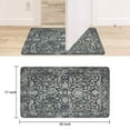 thumbnail image 6 of Retro Door Mat, 17 X 30 Inch Boho Black and White Welcome Doormat Decorative Home Floor Mat, Non Slip Rubber Back and Strong Water Absorption for Outdoor Indoor Entrance Decor, 6 of 6