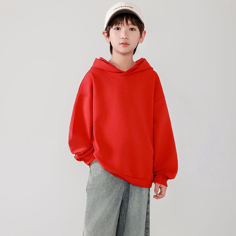 Sweat Fille Oxylane Rouge, Polaire, Taille 11-12 Ans - Occasion