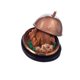 thumbnail image 1 of Gwong Juguete Metal 1/12 Muñecas Casa Miniatura Turquía Asada En Placa Artesanía Accesorio Decoración Gwong 8136653, 1 of 6