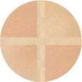 thumbnail image 1 of Ahgly Company Indoor Round Patterned Khaki Gold Area Rugs, 3' Round, 1 of 6