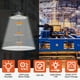 thumbnail image 3 of Lámpara LED de gran altura SHINEWOO, 150 W, 21000 LM, 5000 K, 110-277 V, paquete de 2, 3 of 7