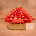 thumbnail image 3 of Christmas Decorations Wooden Christmas Tree Creative Scene Layout Ornaments Three-dimensional Red  Table Desktop Decoration, 3 of 8