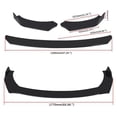 thumbnail image 2 of Difusor De Labio De Parachoques Delantero Universal Para Coche, Accesorios De Estilo De Coche, Pala Protectora De Alerón, 4 Uds. Kearding VI011874-01, 2 of 6