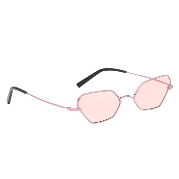 Mujeres Vintage Marco Retro Rosado Hugo Gafas de sol de moda para hombre