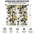 thumbnail image 2 of Blackout Kids Curtains,Pioneer Flower Floral Print Pattern Childrens Insulated Curtains Set Of 2,Bedroom Essentials,Toddler Room Decor 42"x84", 2 of 5