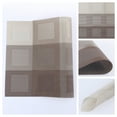 thumbnail image 2 of Unique Bargains Placemats Set of 6 for Dining Table Decor Washable Table Mat Gray Coffee, 2 of 7