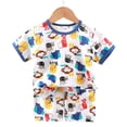 thumbnail image 4 of Ramiter Toddler Boys 2 PCS Cotton Sleeveless Shirts and Shorts Summer Outfits(Blue,7-8 Years), 4 of 4