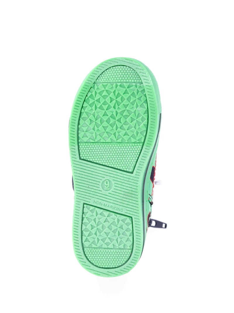 Monster Jam Toddler Boys Light Up High Top Sneakers