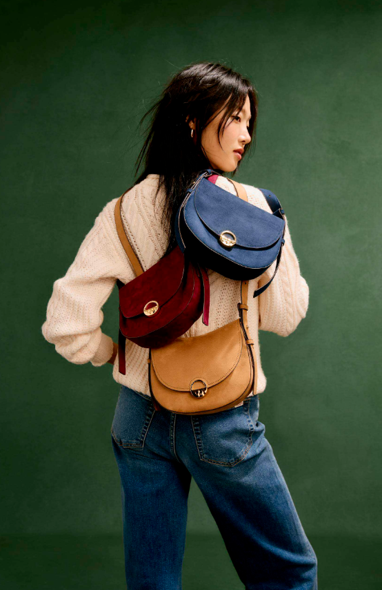 Scenario Women's Faux Suede Crossbody Handbag photo 5