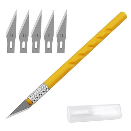 

6Pcs Art Carving Cutter With 11# Replacement Blades Paper Sticker Carving Blade