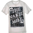 thumbnail image 1 of Ecko Unltd. Camiseta gráfica The Naked Mile para hombre, blanca, grande, 1 of 1