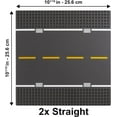 thumbnail image 4 of Apostrophe Games Building Block Road Base Plates - 2 Straight Roads, 4 of 4