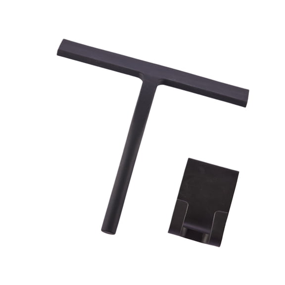 WHAMVOX 1 Set of Glass Wiper Window Silicone Glass Cleaning Brush Window Cleaner with Hook Black