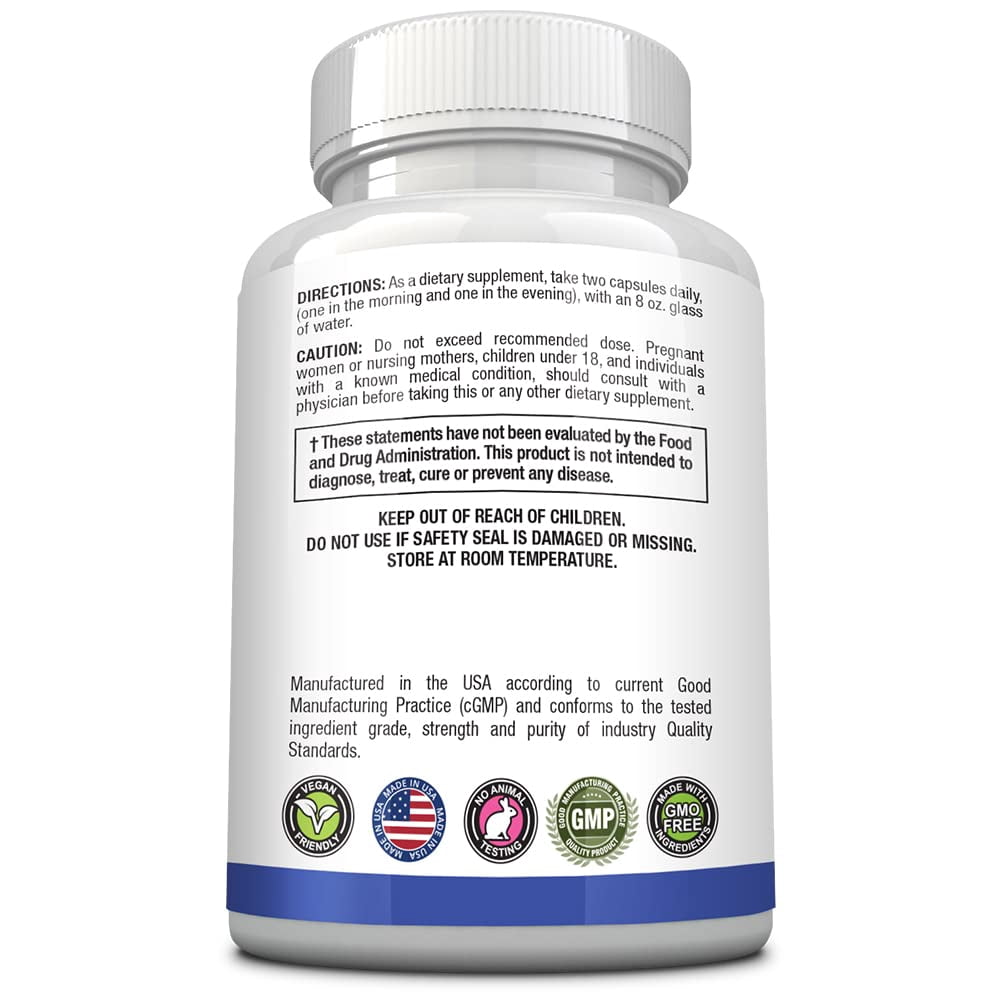 Approved Science GABA+ - Promote Calm, Improve Sleep, Boost Mood - GABA, L-Theanine, L-Arginine, Vitamin B6, BioPerine - High Absorption - 60 Capsules - Vegan