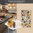 thumbnail image 5 of Yayeee Duplex Wall Plate 1-Gang 4.5"x2.7" Home Receptacle Light Switch Decorative Outlet Cover, Brown Flowers, 5 of 7