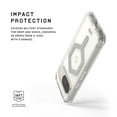 thumbnail image 3 of UAG Made for Google Pixel 9 Case Plyo Pro Ice/Silver, Compatible with Magnetic Charging Transparent Clear Anti-Yellowing Rugged Military Drop Tested MIL-STD Protective Cover, 3 of 9