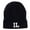 Black, variant on IL Illinois State Embroidered Long Beanie - Dk Grey OSFM