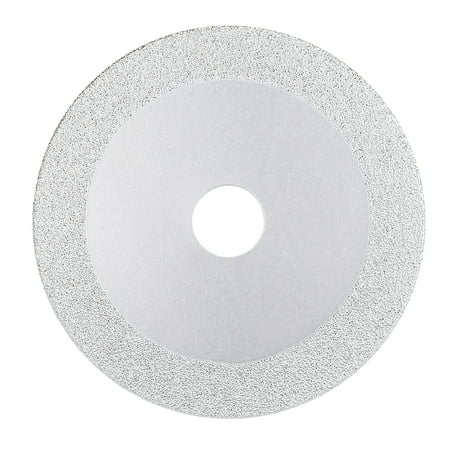 

Uxcell 4.5-inch Diamond Cutting Wheels Grinding Disc for Stone Ceramics Glass 46Grits Silver Tone