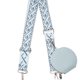 thumbnail image 2 of Bolso Hombro Retro para Mujer Con Correa Ancha Cuero PU Juego Monedero () Azul, 2 of 3