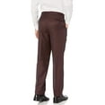 thumbnail image 6 of Adam Baker by Needle & Stitch 12965 Mens 3-Piece Peak Lapel Modern Fit Suit- Burgundy - 38R, 6 of 7