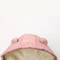 thumbnail image 3 of AUNVITO Fleece-Lined Winter Baby Romper with Gradient Hood & Pockets Cozy Single-Sided Polyester Infant Bodysuit 0-24M, 3 of 4