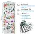 thumbnail image 2 of Pioneer Flower Floral Print Pattern Hot Yoga Mat Towel Non Slip for Hot Yoga - Quick-Drying Yoga Mat Cover with 4 Corner Pockets with Travel Bag - Hot Yoga Towel Non Slip 70"x26", 2 of 6