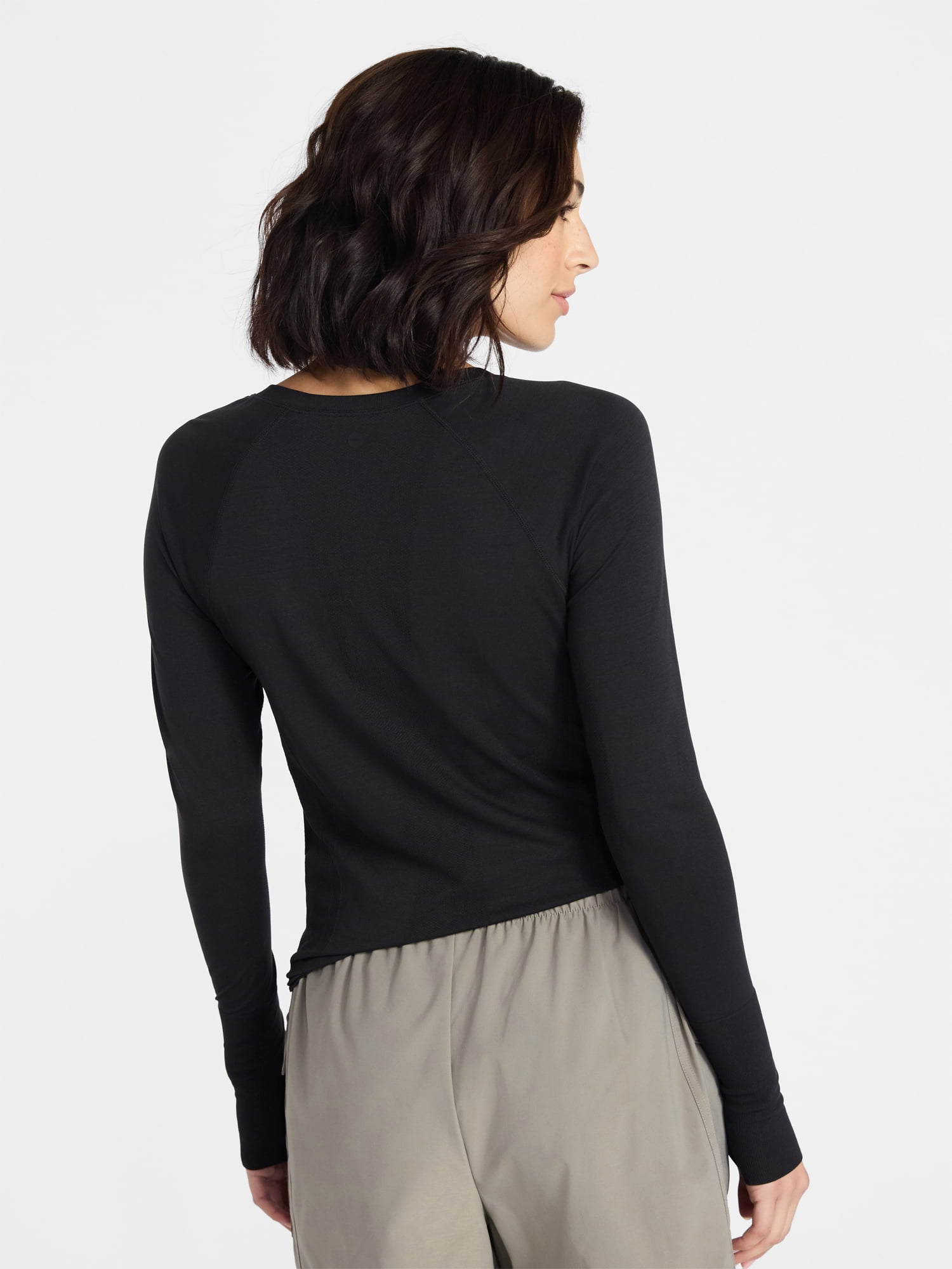 Avia Women's Seamless Tee with Long Sleeves, Sizes XS-XXXL