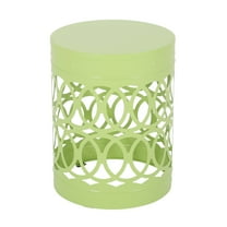 Pellerin Outdoor Metal Side Table, Green