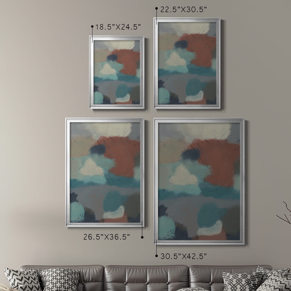 Floating By I Premium Framed Print, in Gold, Black, or Silver - Ready to Hang